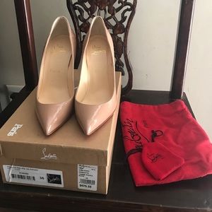 Authentic Christian Louboutin nude heels sz 36