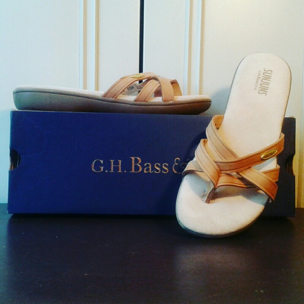 Simple Classic Leather Sandals/ 6.5