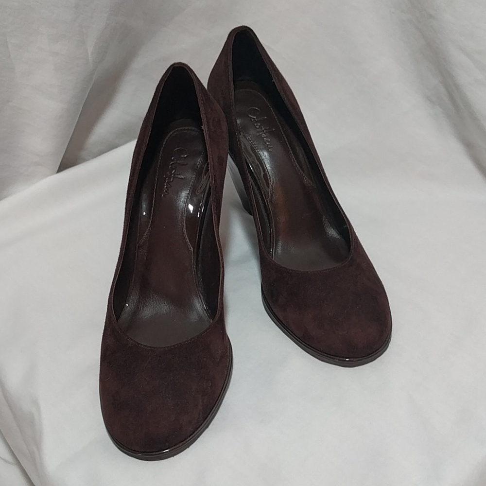 Cole Haan Suede Wedge Heel Sz 7.5
