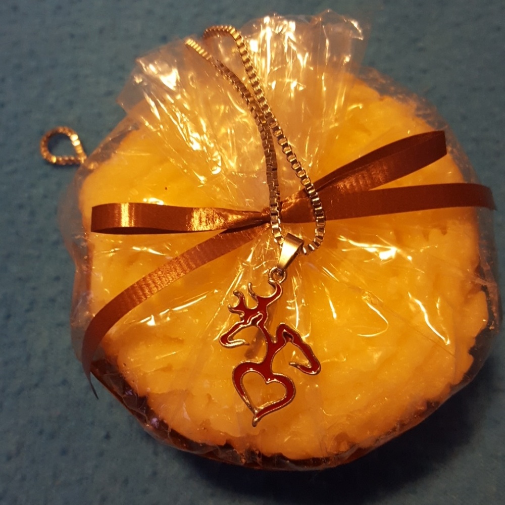 Buck and Doe LOVE  necklace