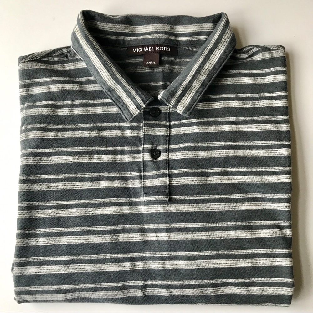 Michael Kors Short Sleeve Polo Shirt (Mens Large)