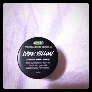 LUSH dark yellow foundation brand new never used