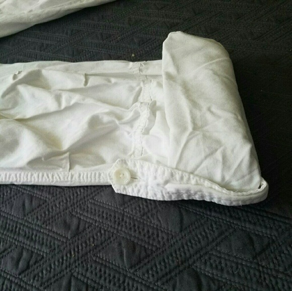 Michael  cors white zip summer  pants weekend sale - Picture 6 of 7