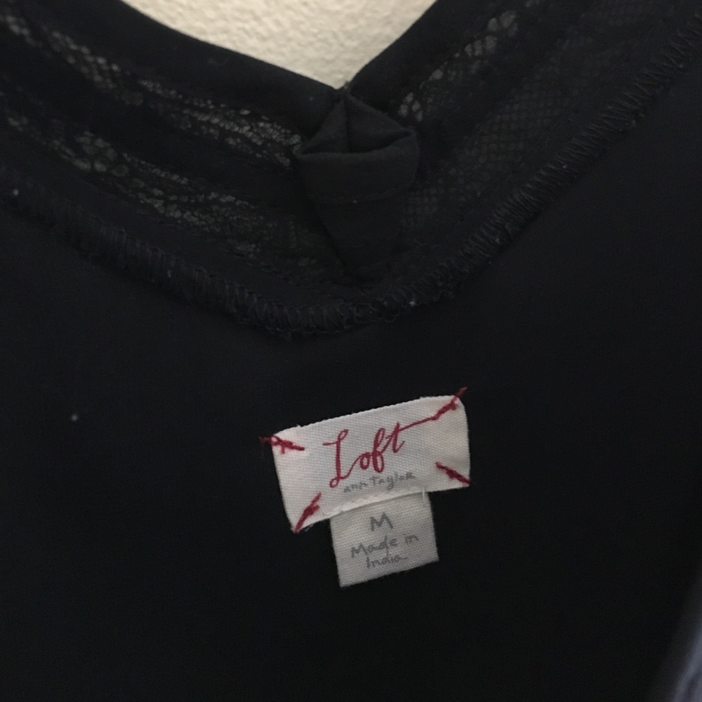 Dressy black loft top - Picture 3 of 5