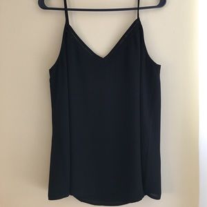 Dressy black loft top