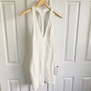 Tobi White Strapped Back Dress NWT