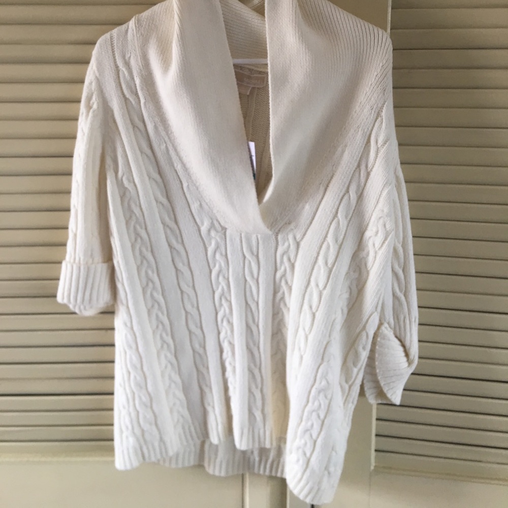 MK chunky braided sweater