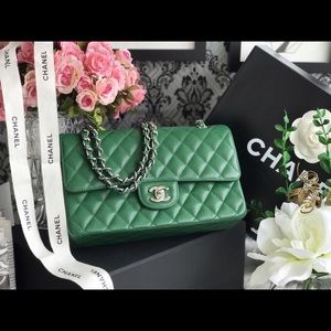 Chanel double flap handbag