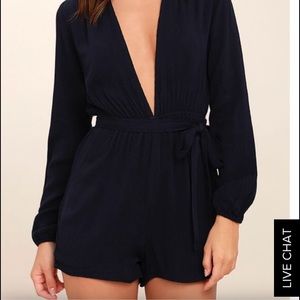 Long sleeved romper
