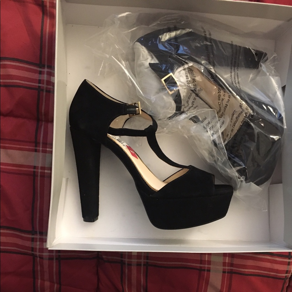 Black stilettos