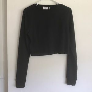 NWT long sleeve black tshirt