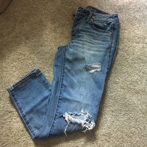 Boyfriend crop jeans