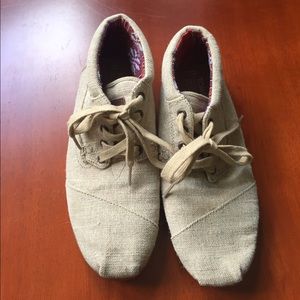 Toms burlap sneakers