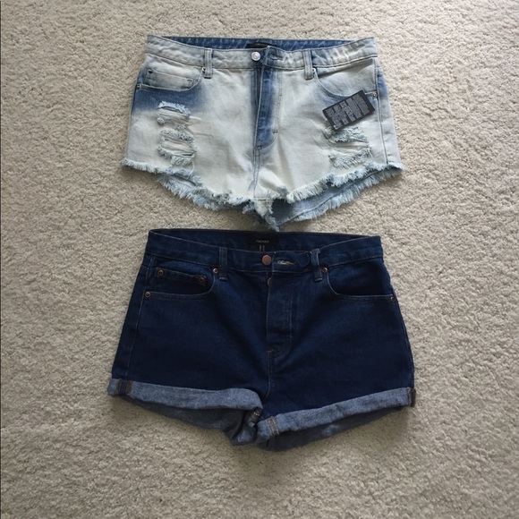 Forever 21 jean shorts - Picture 1 of 3