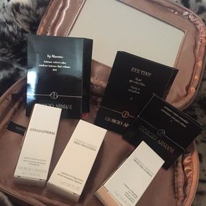GIORGIO ARMANI MAKEUP BAG WITH SAMPLES
