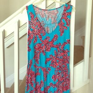 Lilly Pulitzer Mills Racerback Maxi/Rhode Island L