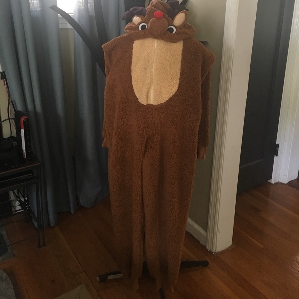 Reindeer Onesie with Hood