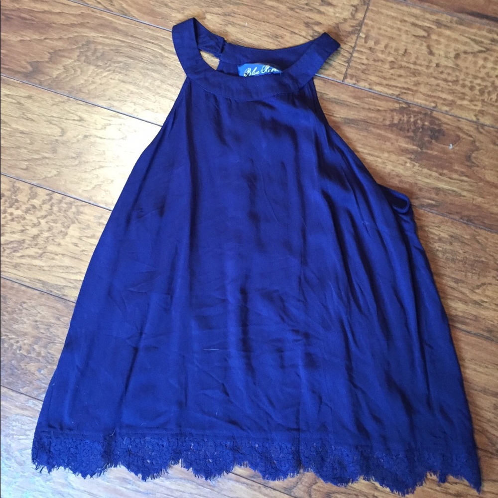 Navy tank top