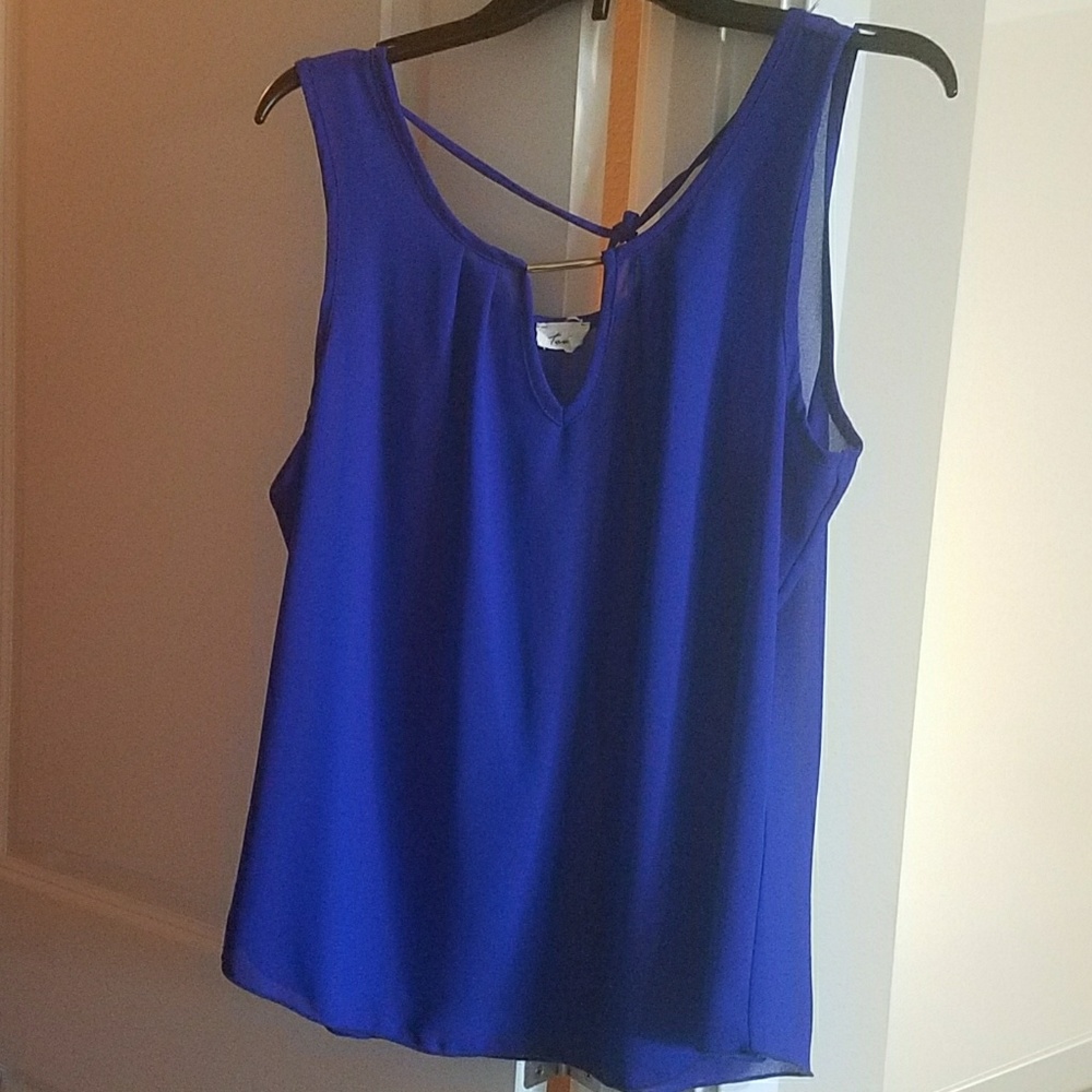 Silk Blue Top