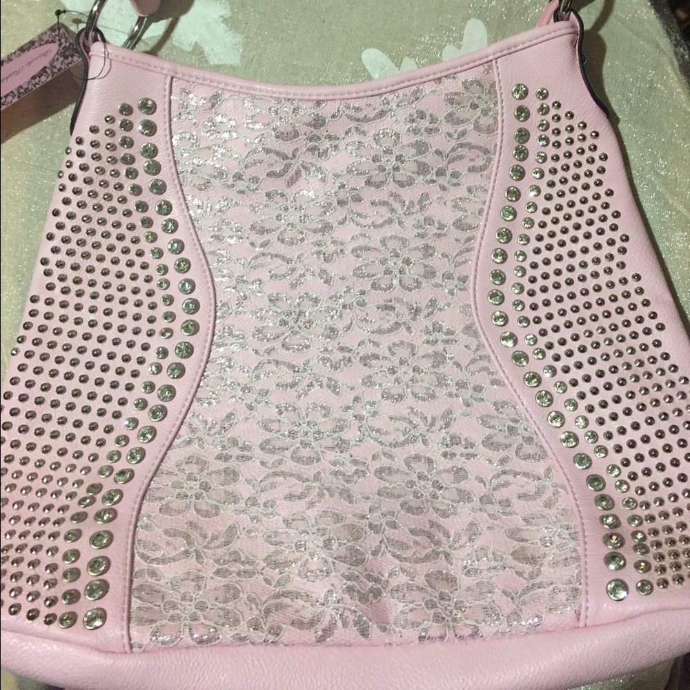 Studded handbag