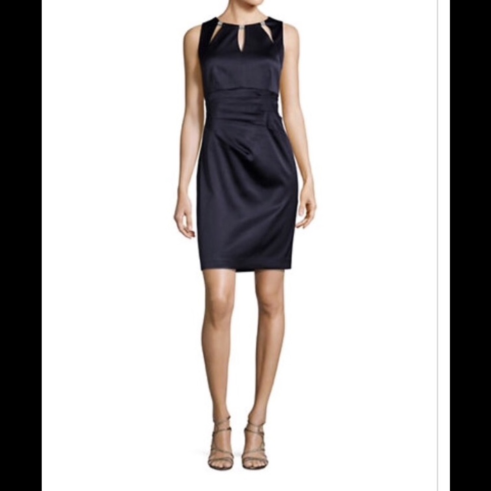 Eliza J cutout embellished sheath dress