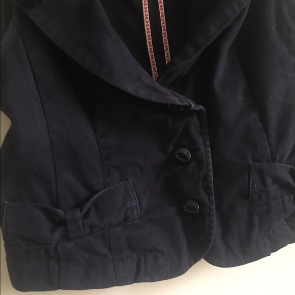 ✨Anthropologie Ett Twa BarbershopHarmony Vest Navy - Picture 6 of 7