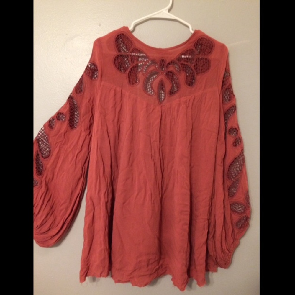 FREE PEOPLE Crochet Swing Dress