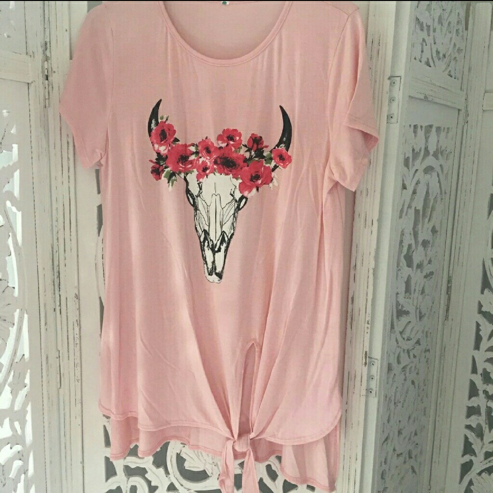 ☆LAST ONE☆Cattle Head Knot Top - Picture 3 of 3