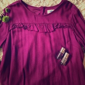 Plum Long Sleeve Dress