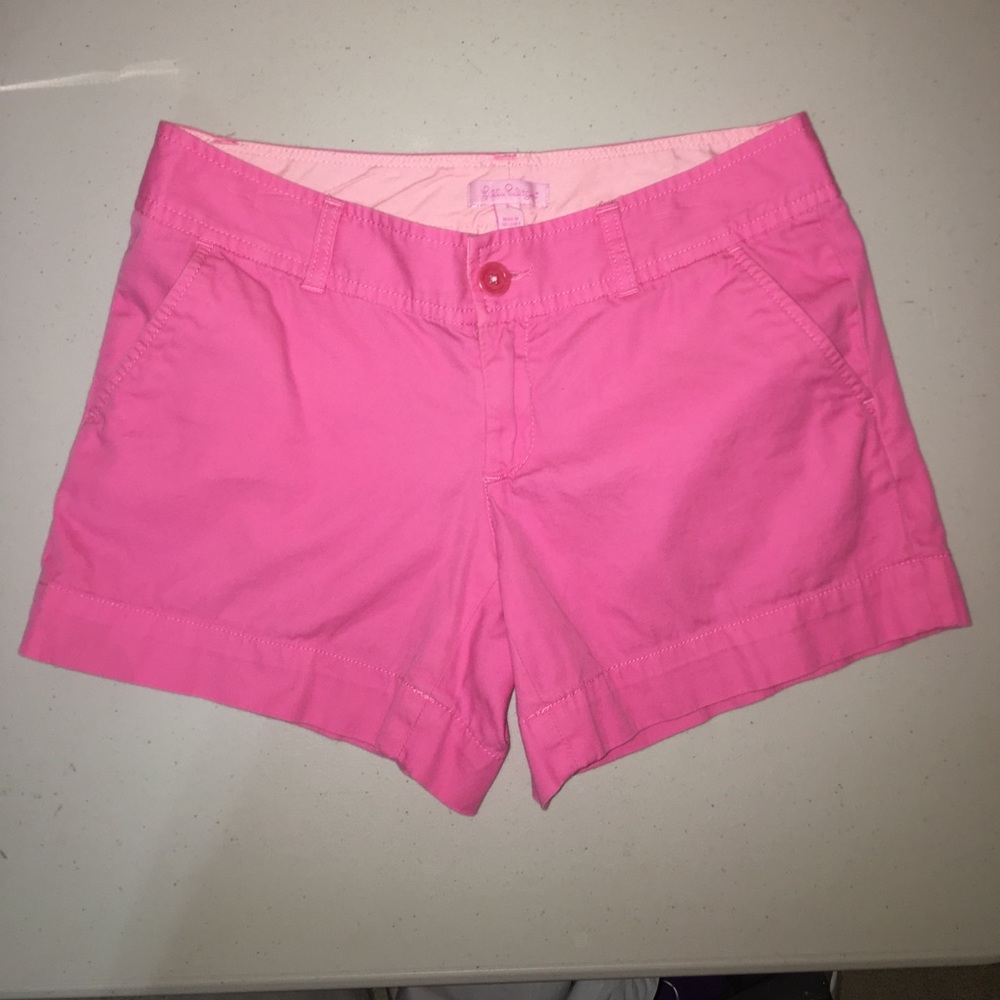 Lilly Pulitzer//Pink Shorts//Size 2//100% Cotton