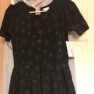 Small Black Lularoe Amelia