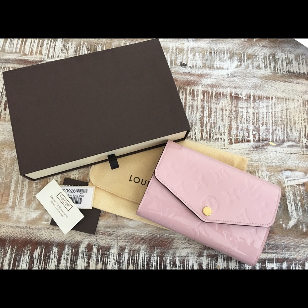 🚫SOLD Louis Vuitton Sara Wallet Rose Ballerine