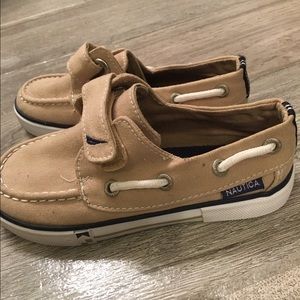 Boys Nautica boat shoes
