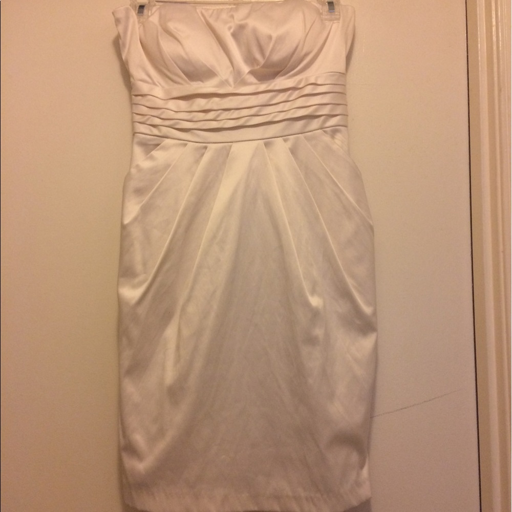 White formal dress