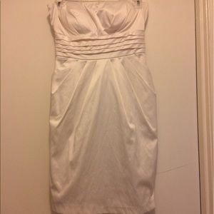 White formal dress