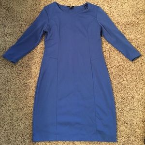 H&M blue work dress