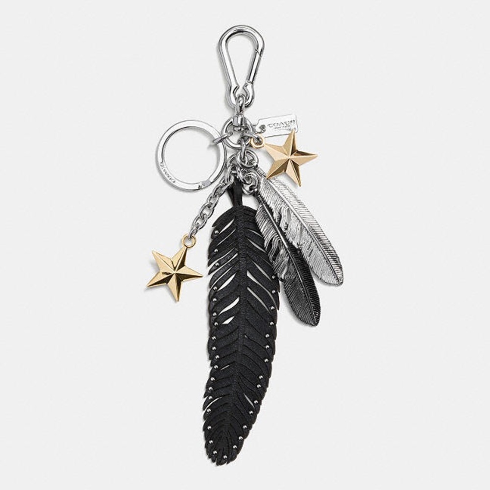 Coach - MIXED Feathers and Stars Bag Charm - NWOT