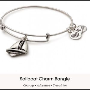 Alex & Ani Sailboat Charm Bangle