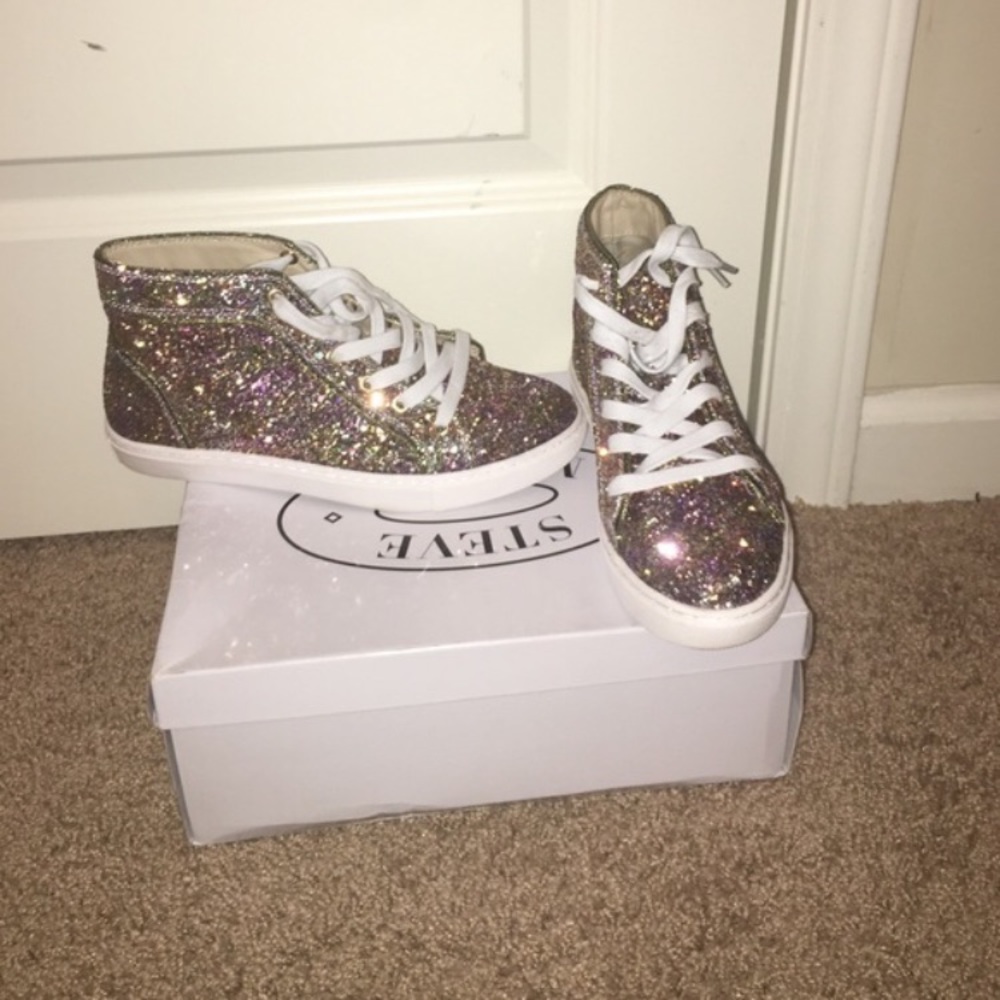 Steve Madden glitter shoes