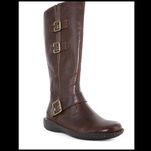 B.O.C. Women's Brown Cleo Boots Side Zip Size 8