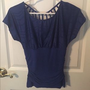 Blue Dressy Top