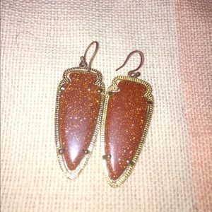 Kendra Scott Sky Earrings in Goldstone