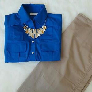 Royal blue shirt in small