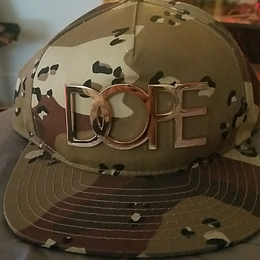 DOPE desert camo snapback