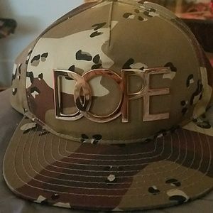 DOPE desert camo snapback