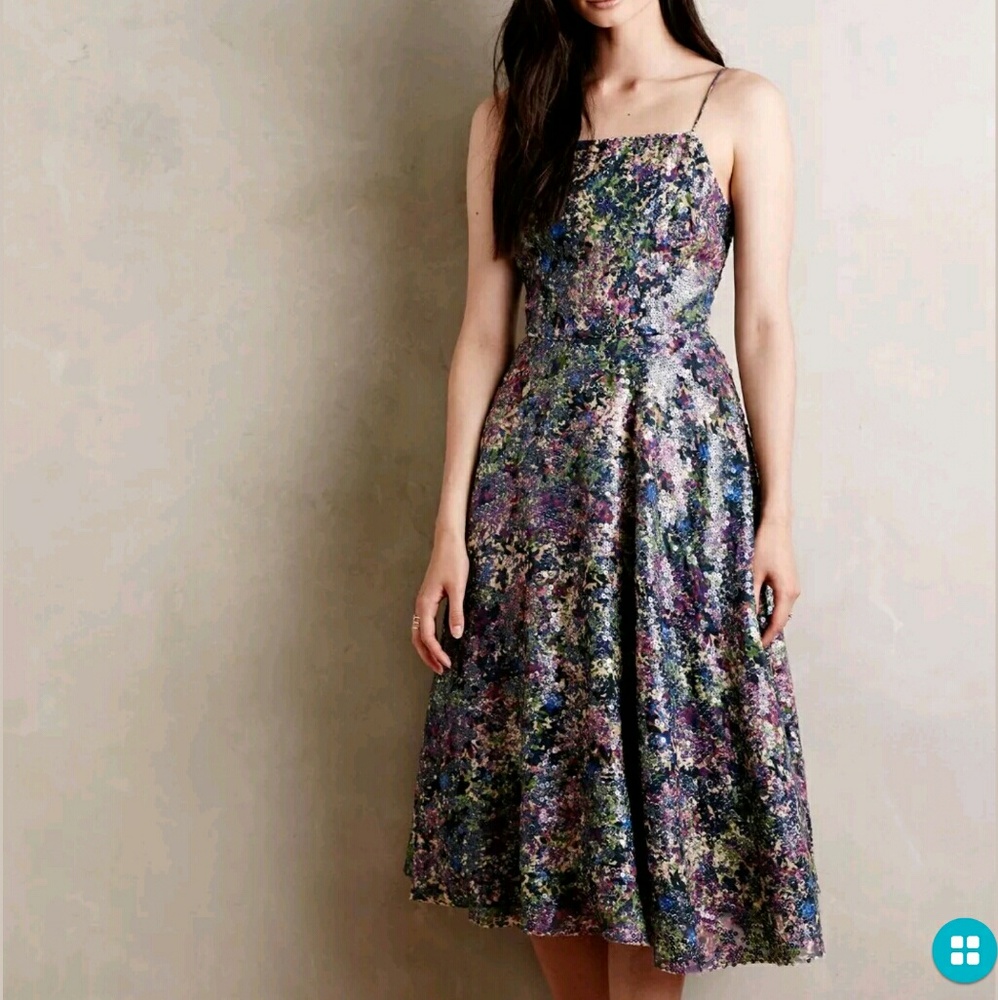 NEW TRACY REESE SECRET GARDEN FETE SEQUIN DRESS