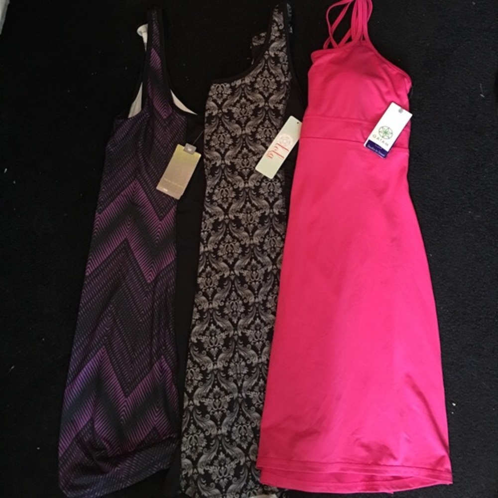 3 NWT Medium tennis/athletic dresses. Never worn.