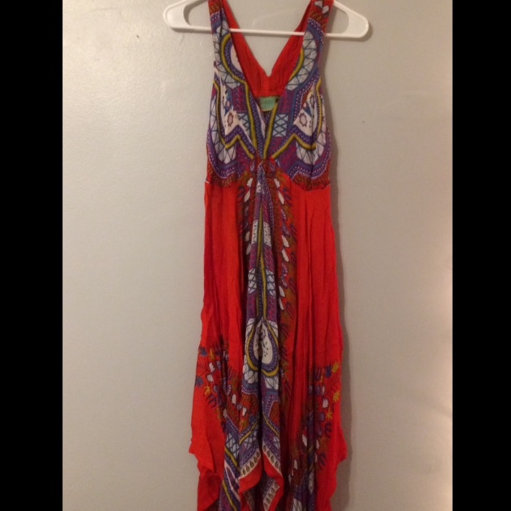 Boho Asymmetrical Tribal Dress