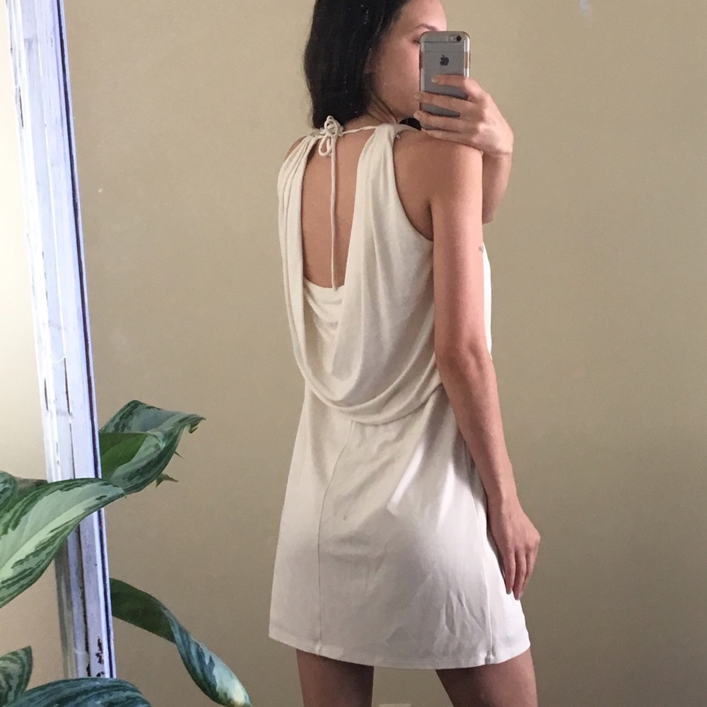 Halston Heritage White Dress