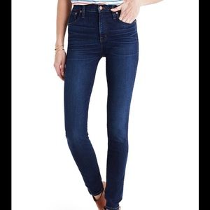 Madewell 10" high rise skinny jeans